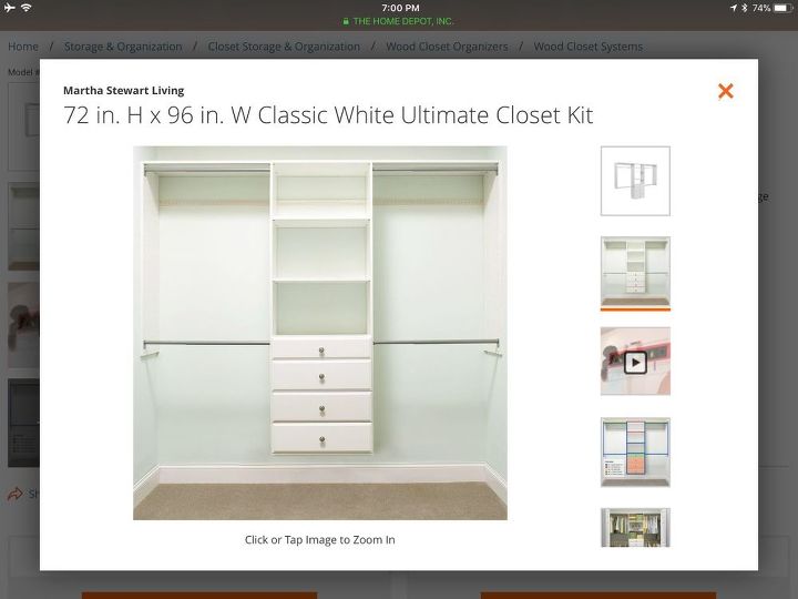 q how to build shelving unit to master closet