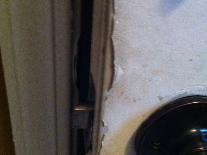 q how to re paint and why did this happen to my door