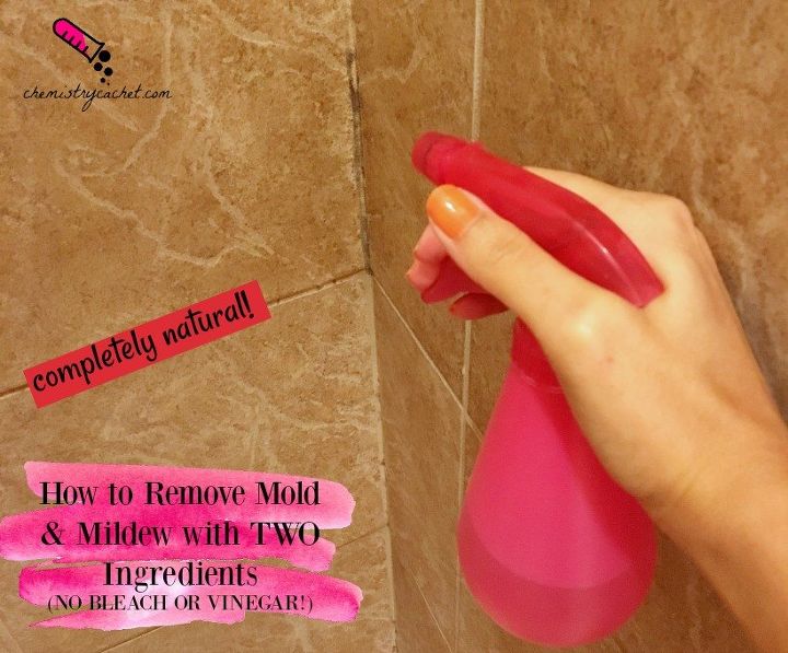 the best way to remove mold mildew with 2 ingredients no bleach