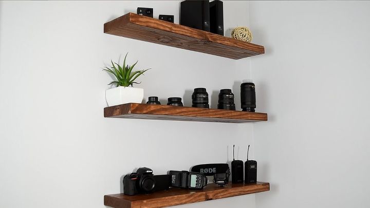 how to make floating shelves the easy way