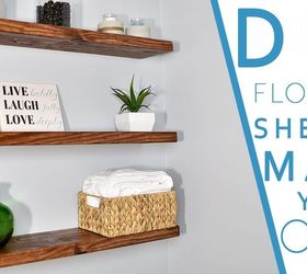 How to Make FLOATING SHELVES the Easy Way