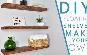 How to Make FLOATING SHELVES the Easy Way