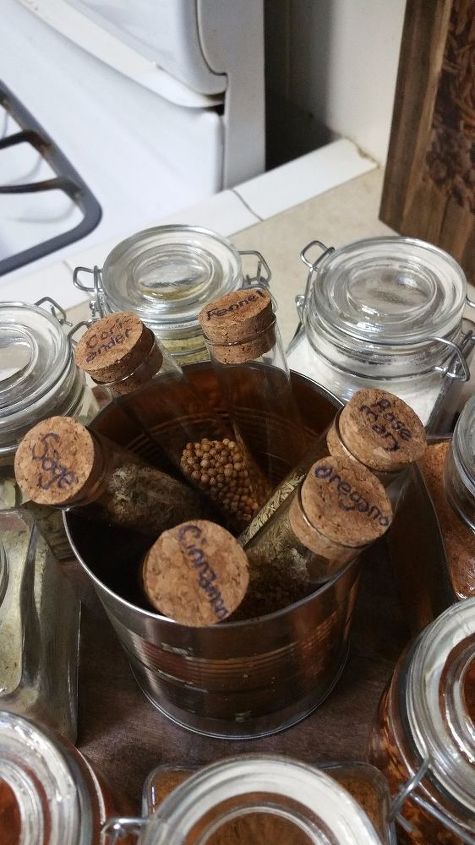 this diy spice rack is a kitchen transformation