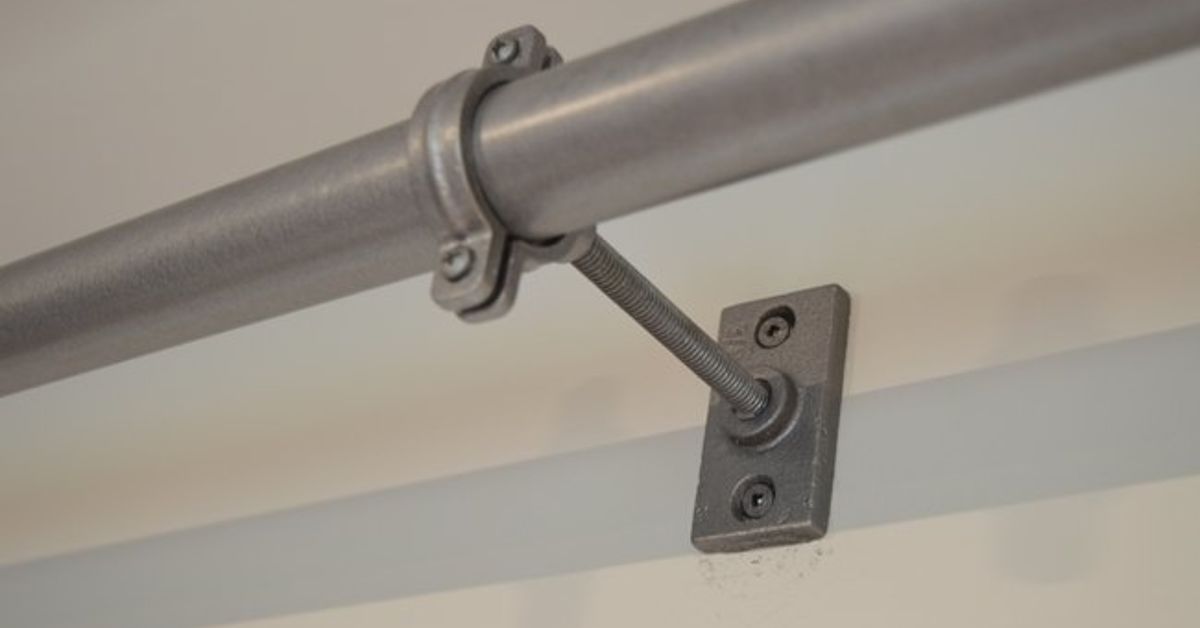 How To Make Inexpensive Curtains Rods Using Plastic Pipe