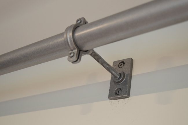 How To Make Inexpensive Curtains Rods Using Plastic Pipe