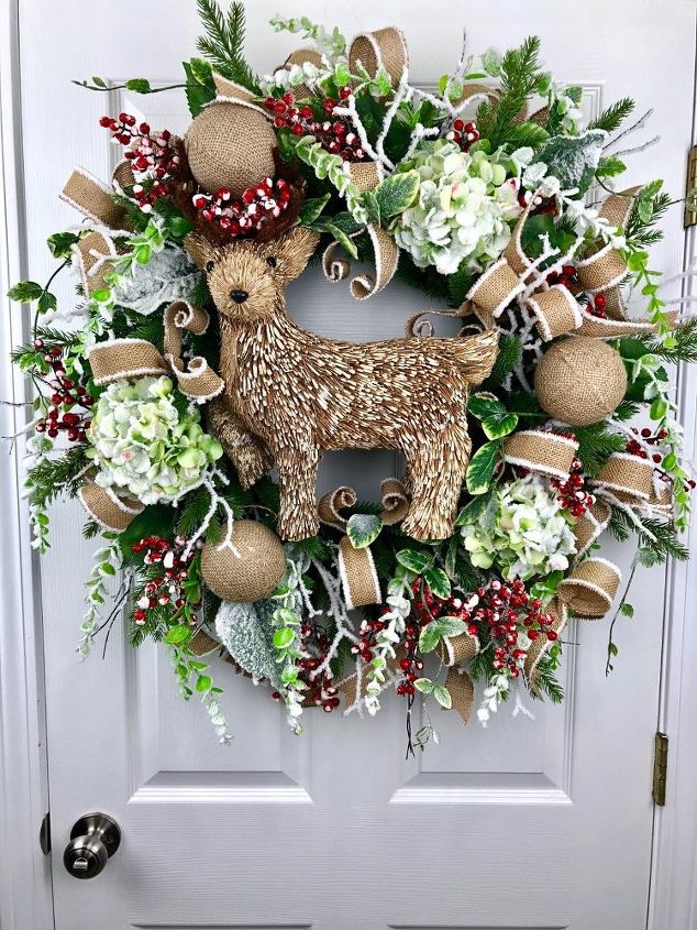 rustic christmas wreath