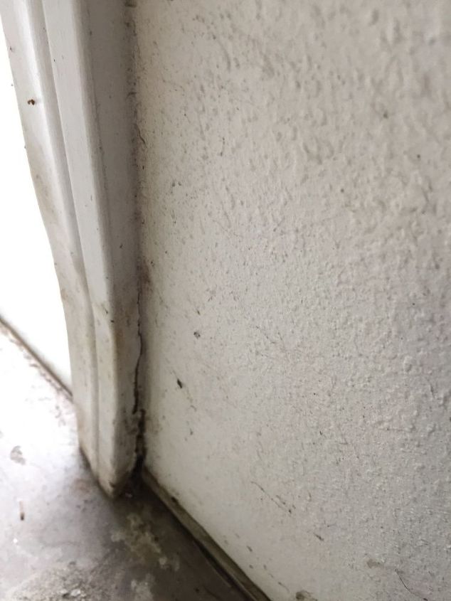 q side door of garage water damage