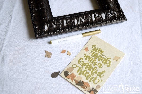 diy thanksgiving craft a thrift store upcycle