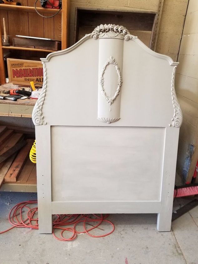 1800 s twin headboard vintage record cabinet repurposed into a bench