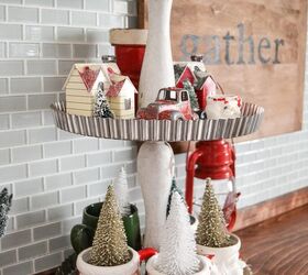 turn your old tart pans into a tiered stand