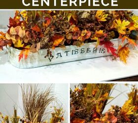 create an amazing fall flower arrangement from thrift store items