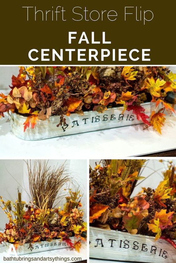 crie um incrvel arranjo de flores de outono usando itens de brechs