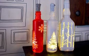 So Simple to Make Gorgeous Upcycled Christmas Bottle Lights