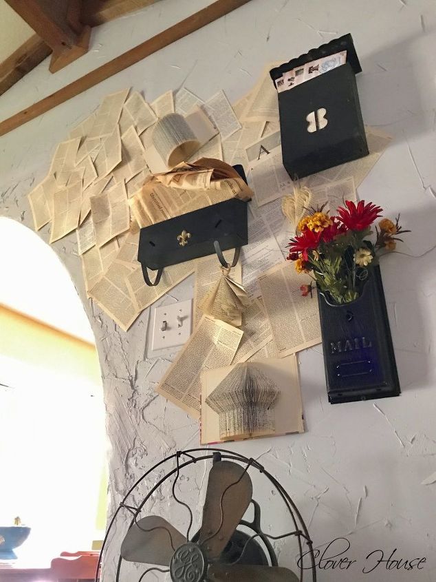 parede de realce de caixa de correio vintage