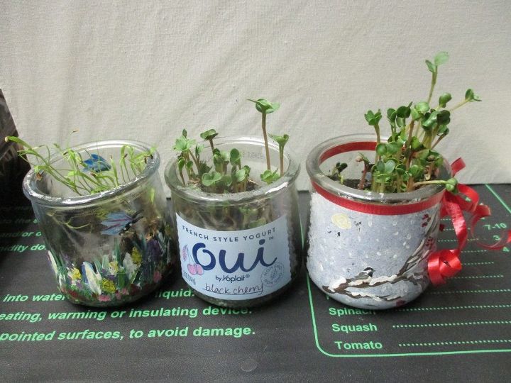 Repurposed 5 Oz Glass ''OUI'' Yogurt Jar | Hometalk