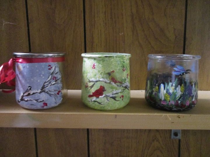 Repurposed 5 Oz Glass ''OUI'' Yogurt Jar | Hometalk