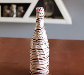 easy way to wrap your wine this holiday season