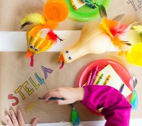 Pavos de calabaza - ¡Perfectos para la mesa infantil de Acción de Gracias!
