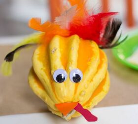 gourd turkeys perfect for thanksgiving kids table