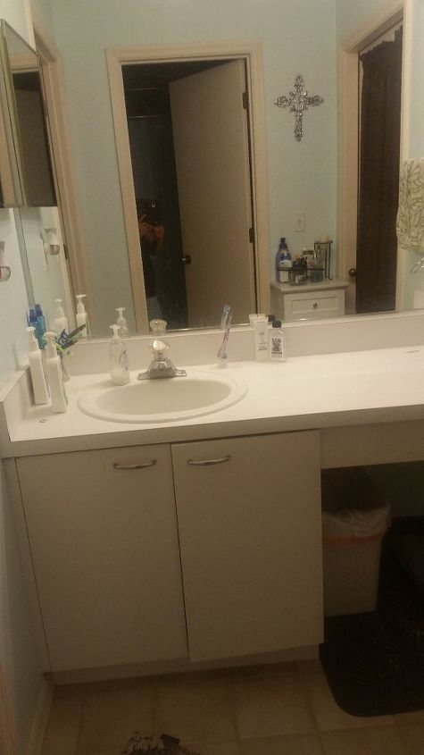 q how to go about replacing bathroom vanity