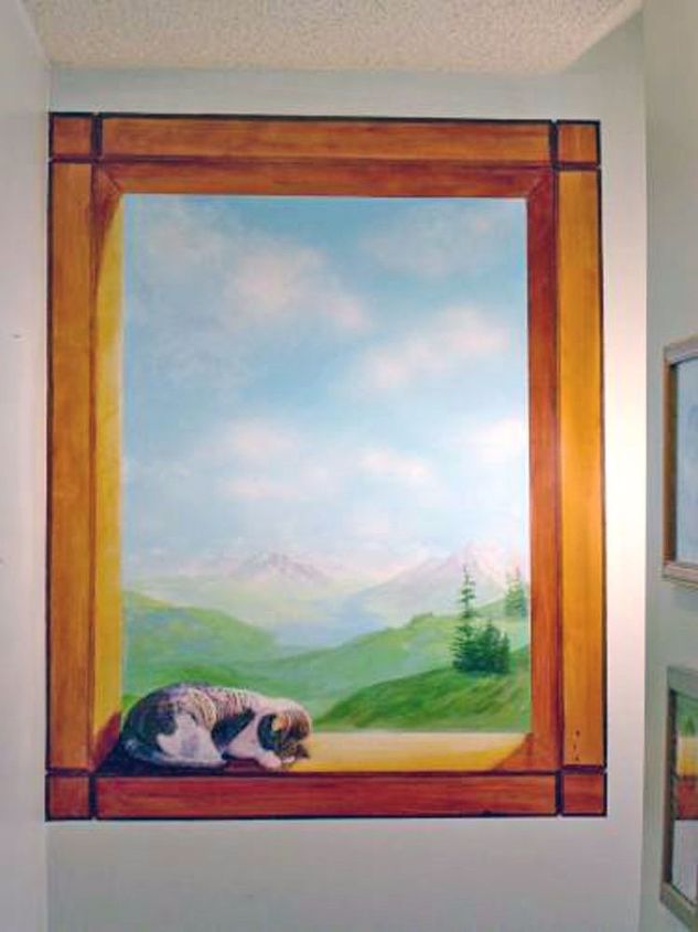 trompe l oeil fool or trick the eye wall painting