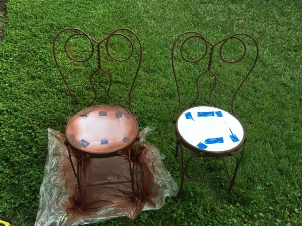 cmo pintar los muebles del patio de hierro oxidado