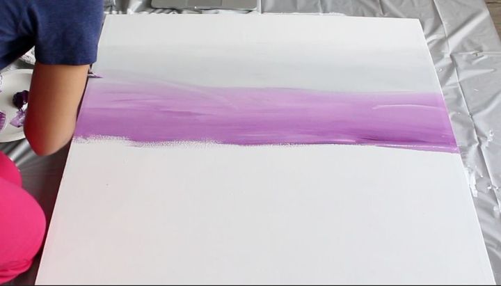 creating ombre wall art