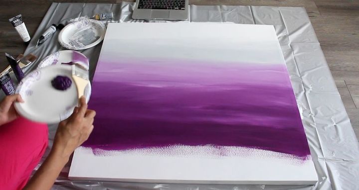 creating ombre wall art