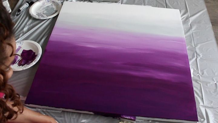 creating ombre wall art