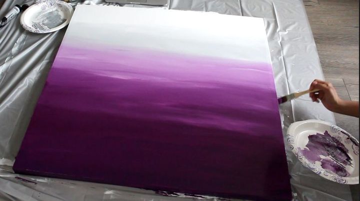 creating ombre wall art