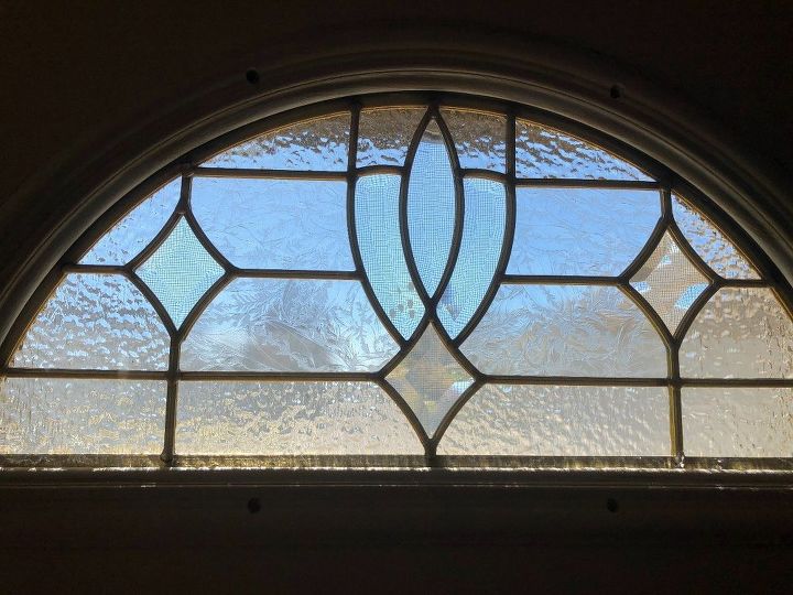 q any way to cover the brass colored stuff in between the glass