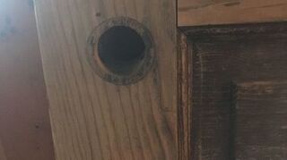 I Want To Fill In The Door Knob Hole In A Solid Wood Door