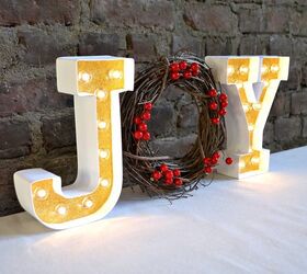 diy christmas marquee sign