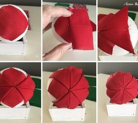 no sew quilted christmas ornament