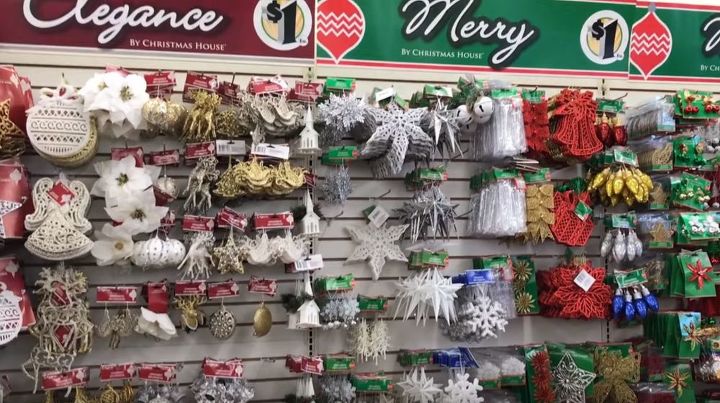 dollar store christmas tree decorating tutorial