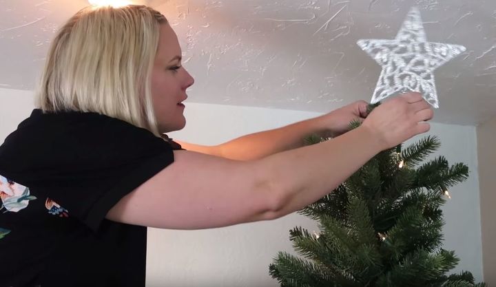 dollar store christmas tree decorating tutorial