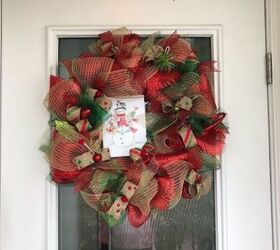 recycled christmas card and more, The finished wreath