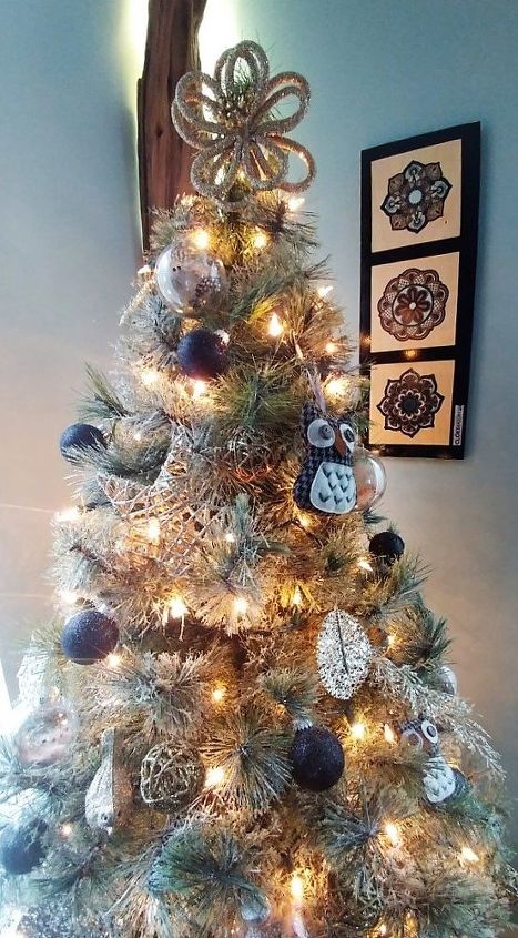 luxurious makeover for an old xmas tree