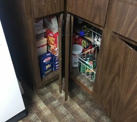 q 1970s corner cabinets