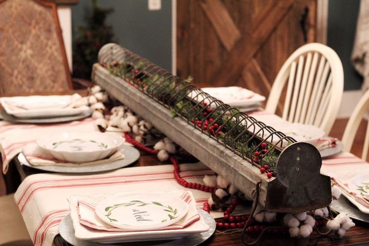 mesa de natal simples e aconchegante