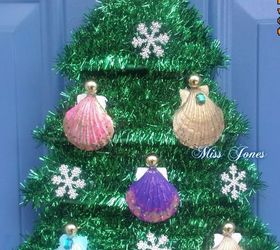 seashell santa angels dollar tree shells and tree decoration