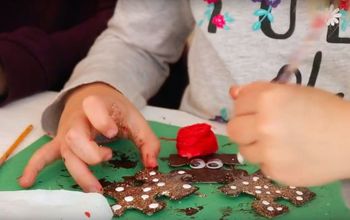 Make a Reindeer Christmas Ornament From Puzzle Pieces