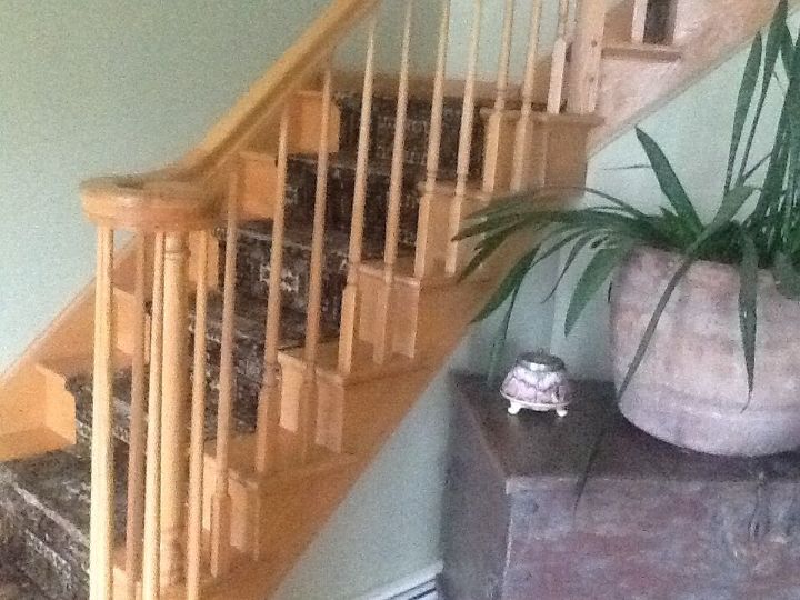 q info on sanding and staining stair railings