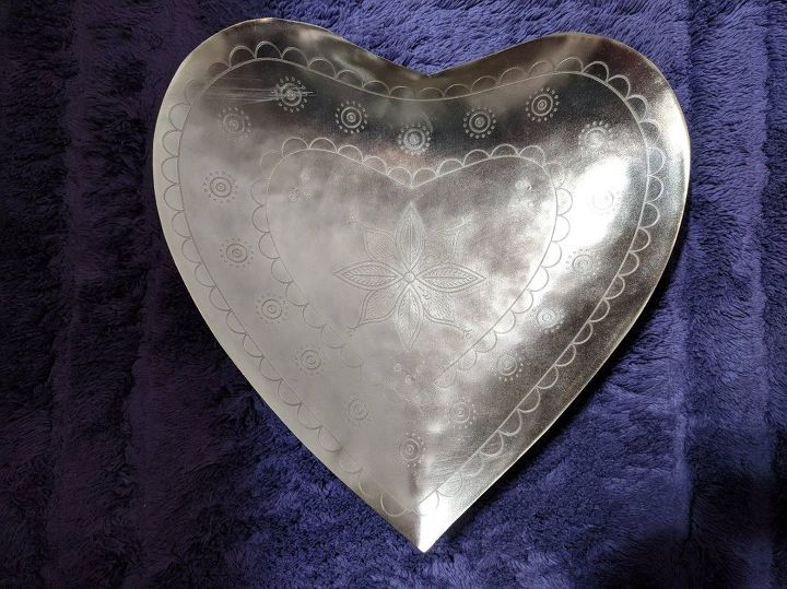 how to make a beautiful diy air dry clay heart dish