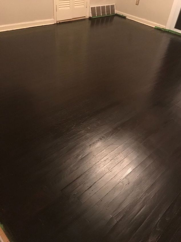 hardwood floor makeover for under 100