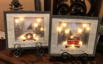 Light Up Holiday Bag Art