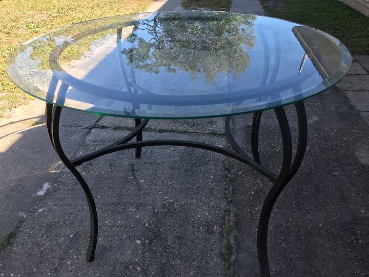 how should i repurpose this table base no glass not another table