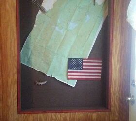 old window turns into a shadow box, Paint an accent color if exposed wood