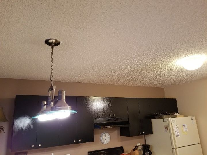 q unhappy with the shine on my painted laminate cabinets