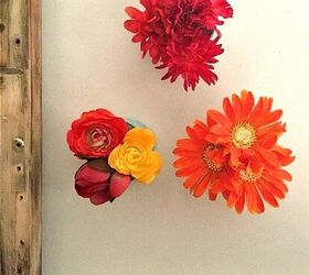 30 mesmerizing ways to decorate with artificial flowers, Dot Your Walls With Bouquets
